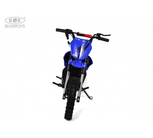 Детский электромотоцикл E777KX синий
