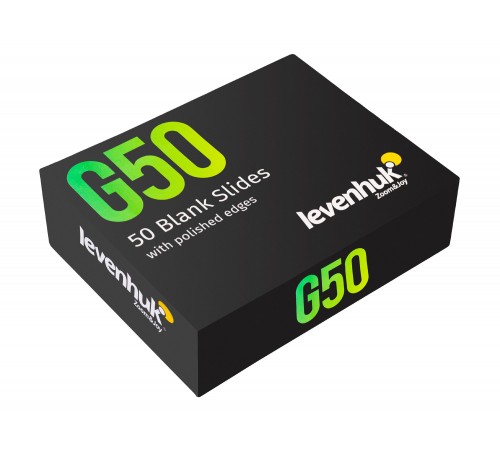 Стекла предметные Levenhuk G50, 50 шт.