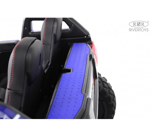 Детский электромобиль A707AA LUX NEW 4WD (16 км/ч.)  синий спайдер