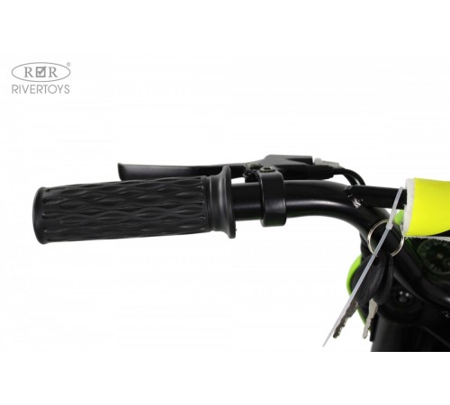 Детский электромотоцикл E777KX зеленый