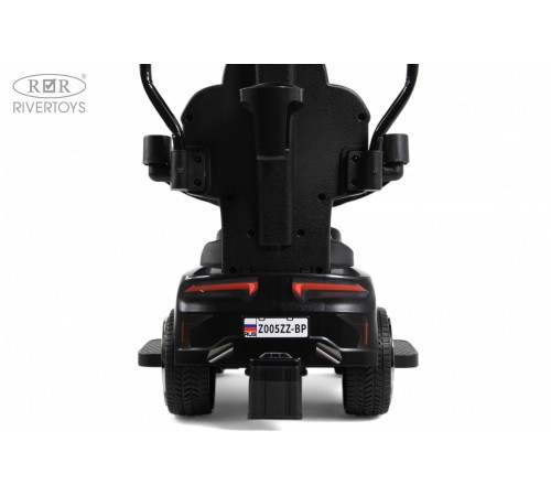 Детский толокар-каталка с козырьком BMW Z005ZZ-BP черный