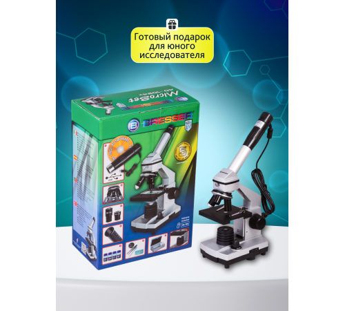 Микроскоп цифровой Bresser Junior 40x–1024x, без кейса Микроскоп цифровой Bresser Junior 40x–1024x, без кейса