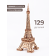 Деревянный 3D конструктор Эйфелева башня с подсветкой Dariwood 150х145х400