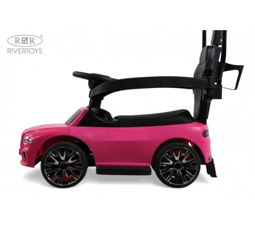 Детский толокар-каталка с козырьком Bentley Z005ZZ-TP розовый