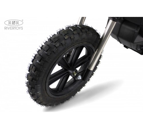 Детский электромотоцикл E777KX зеленый