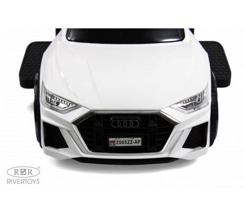 Детский толокар-каталка с козырьком AUDI Z005ZZ-AP белый