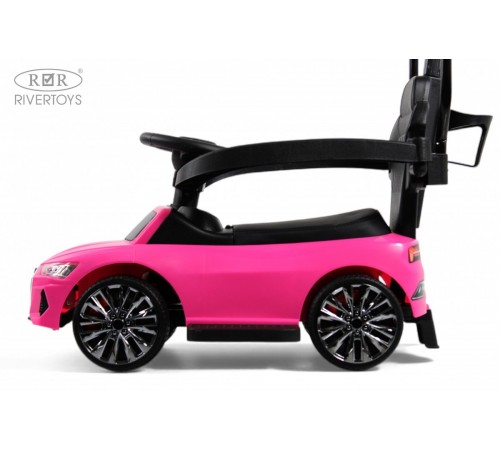 Детский толокар-каталка с козырьком AUDI Z005ZZ-AP розовый