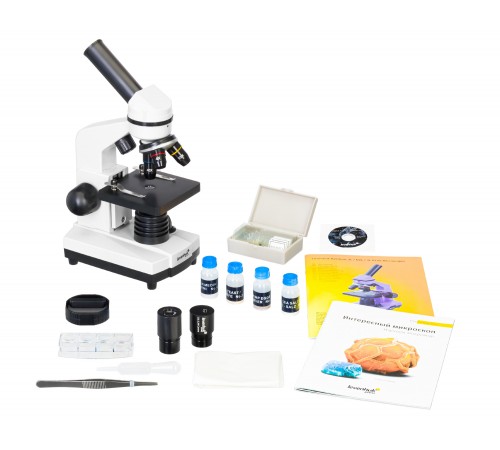 Микроскоп Levenhuk Rainbow D2L, 0,3 Мпикс, Moonstone\Лунный камень