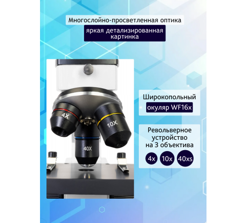 Микроскоп Levenhuk Rainbow 2L PLUS