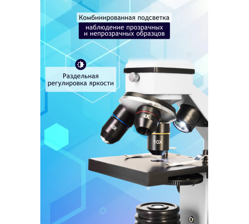 Микроскоп Levenhuk Rainbow 2L PLUS