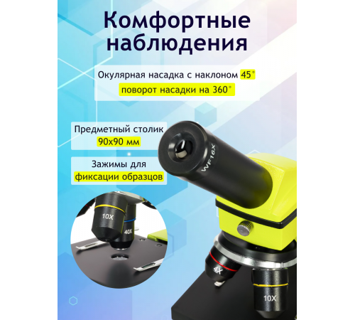 Микроскоп Levenhuk Rainbow 2L PLUS Микроскоп Levenhuk Rainbow 2L PLUS