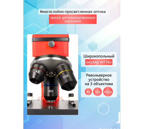 Микроскоп Levenhuk Rainbow 2L PLUS