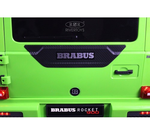 Детский двухместный электромобиль BRABUS MAXI Z888ZZ зеленый