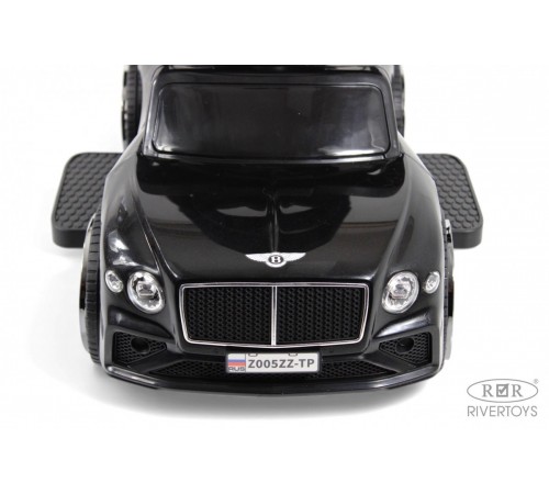 Детский толокар-каталка с козырьком Bentley Z005ZZ-TP черный
