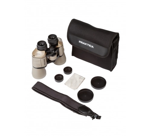 Бинокль Praktica Falcon 10x50, песочный
