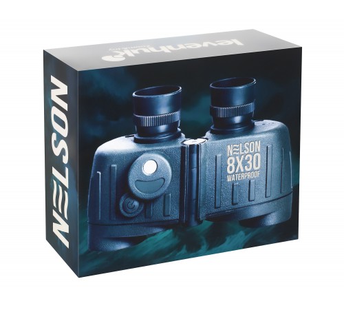 Бинокль Levenhuk Nelson 8x30 с сеткой и компасом Бинокль Levenhuk Nelson 8x30 с сеткой и компасом