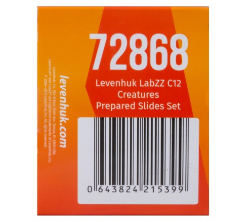 Набор микропрепаратов Levenhuk LabZZ C12, существа Набор микропрепаратов Levenhuk LabZZ C12, существа
