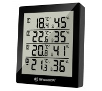 Метеостанция Bresser Temeo Hygro Quadro, черная