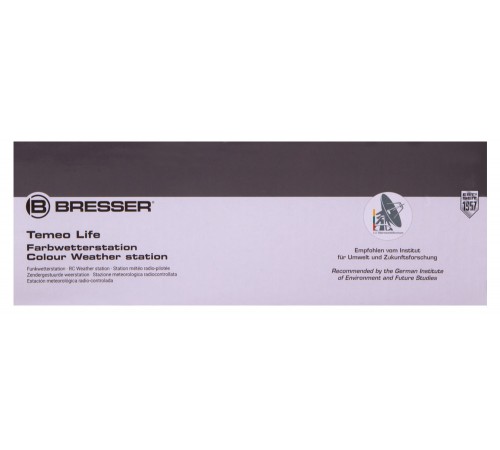 Метеостанция Bresser Temeo Life с цветным дисплеем, черная