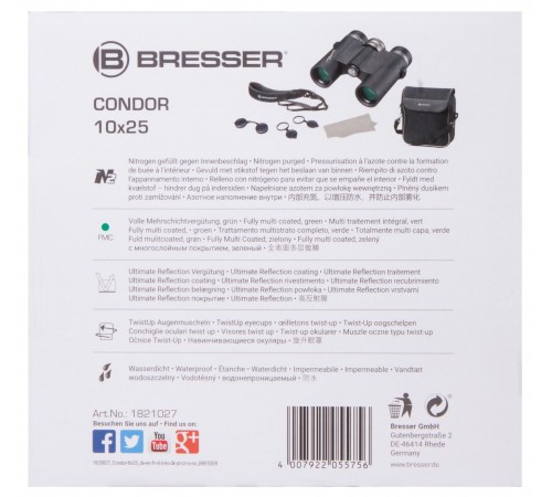 Бинокль Bresser Condor UR 10x25