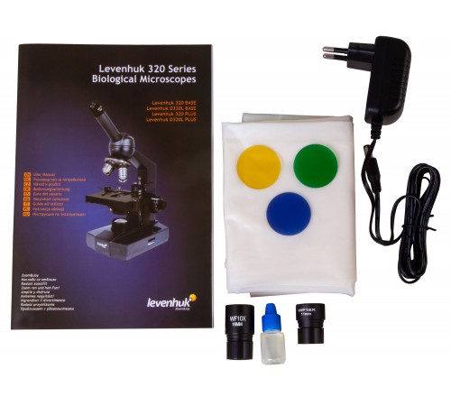 Микроскоп Levenhuk 320 PLUS, монокулярный Микроскоп Levenhuk 320 PLUS, монокулярный
