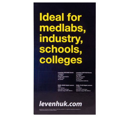Микроскоп Levenhuk 320 PLUS, монокулярный Микроскоп Levenhuk 320 PLUS, монокулярный