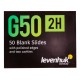 Стекла предметные с двумя лунками Levenhuk G50 2H, 50 шт.