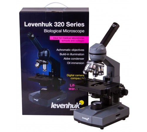 Микроскоп Levenhuk 320 BASE, монокулярный