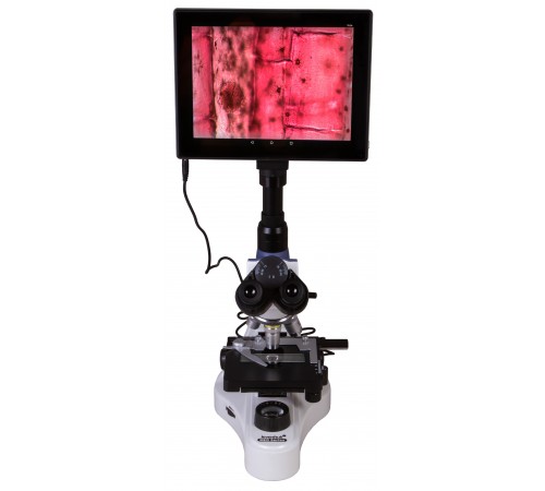 Микроскоп цифровой Levenhuk MED D10T LCD, тринокулярный
