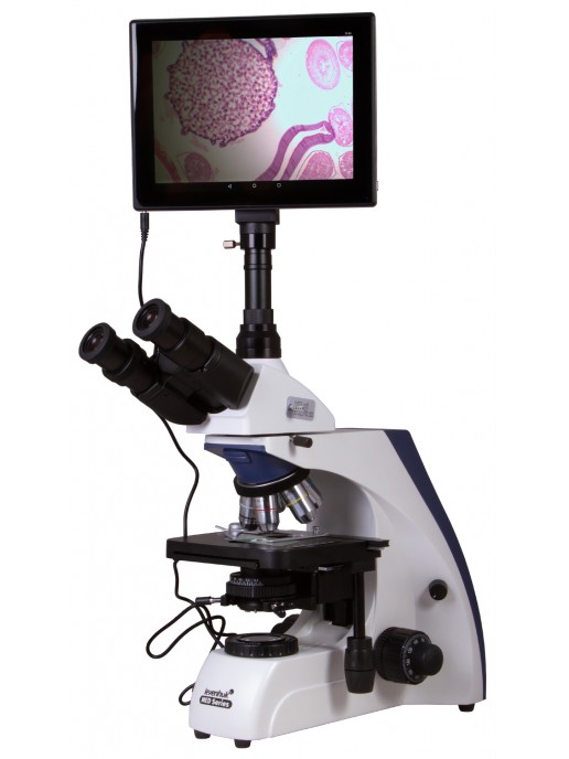 Микроскоп цифровой Levenhuk MED D30T LCD, тринокулярный