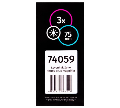 Лупа ручная Levenhuk Zeno Handy ZH33