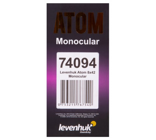 Монокуляр Levenhuk Atom 8x42
