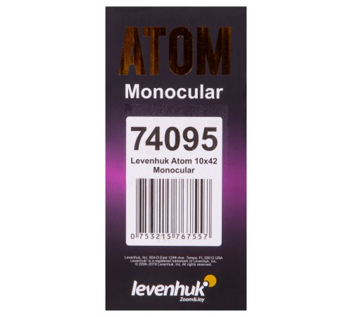 Монокуляр Levenhuk Atom 10x42