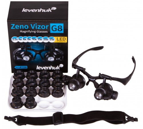Лупа-очки Levenhuk Zeno Vizor G8
