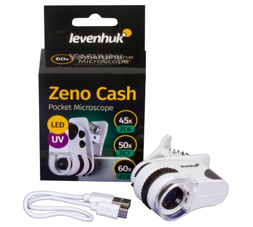 Микроскоп карманный для проверки денег Levenhuk Zeno Cash ZC7