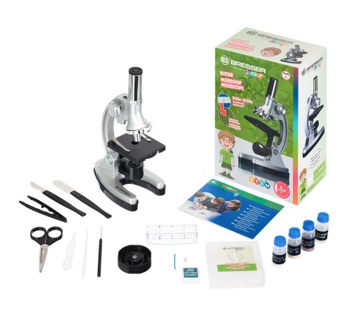 Микроскоп Bresser Junior Biotar 300–1200x, без кейса Микроскоп Bresser Junior Biotar 300–1200x, без кейса