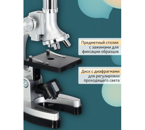 Микроскоп Bresser Junior Biotar 300–1200x, без кейса Микроскоп Bresser Junior Biotar 300–1200x, без кейса