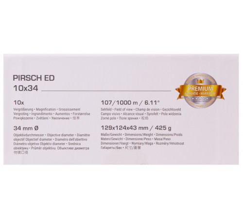 Бинокль Bresser Pirsch ED 10x34 Бинокль Bresser Pirsch ED 10x34