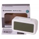 Часы настольные Bresser MyTime Duo LCD, белые