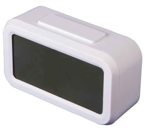 Часы настольные Bresser MyTime Duo LCD, белые