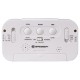 Часы настольные Bresser MyTime Duo LCD, белые