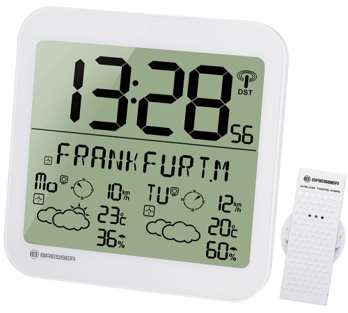 Часы настенные Bresser MyTime Meteotime LCD
