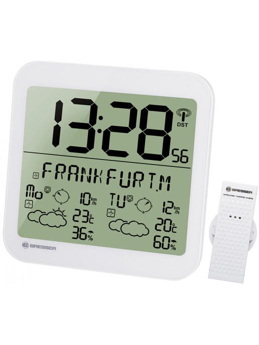 Часы настенные Bresser MyTime Meteotime LCD