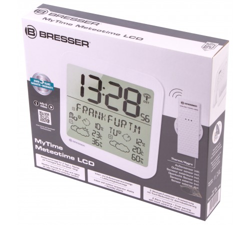 Часы настенные Bresser MyTime Meteotime LCD
