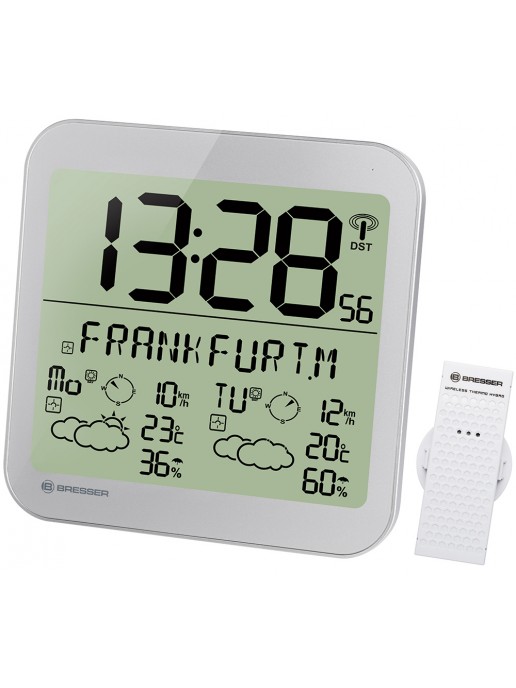 Часы настенные Bresser MyTime Meteotime LCD