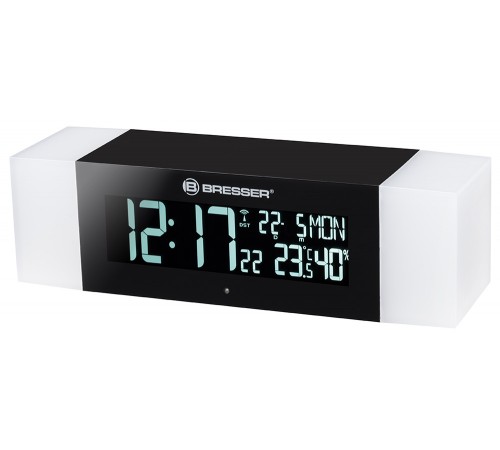 Радио с будильником и термометром Bresser MyTime Sunrise Bluetooth, черное