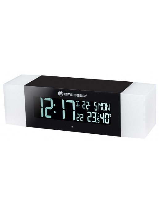 Радио с будильником и термометром Bresser MyTime Sunrise Bluetooth, черное