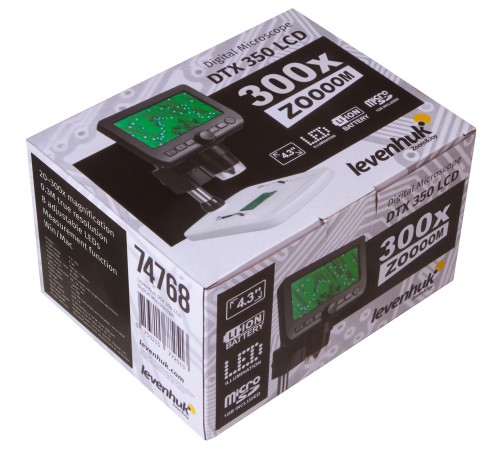 Микроскоп цифровой Levenhuk DTX 350 LCD
