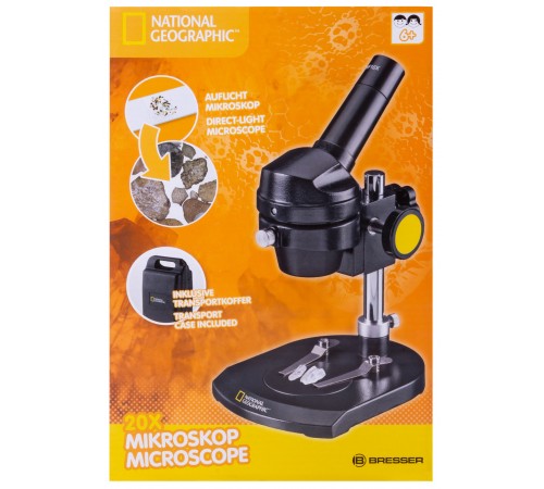 Микроскоп Bresser 20x, монокулярный Микроскоп Bresser 20x, монокулярный
