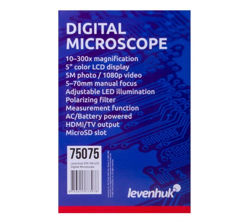 Микроскоп цифровой Levenhuk DTX 700 LCD